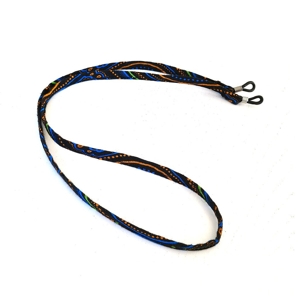 Farbenfrohe Brillenkette für Lese- und Sonnenbrillen: Rutschfestes Accessoire für Alltag und Reisen - Khala