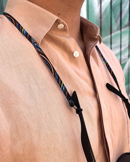 Eyeglass chain for reading and sunglasses