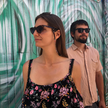 Farbenfrohe Brillenkette für Lese- und Sonnenbrillen: Rutschfestes Accessoire für Alltag und Reisen - Khala