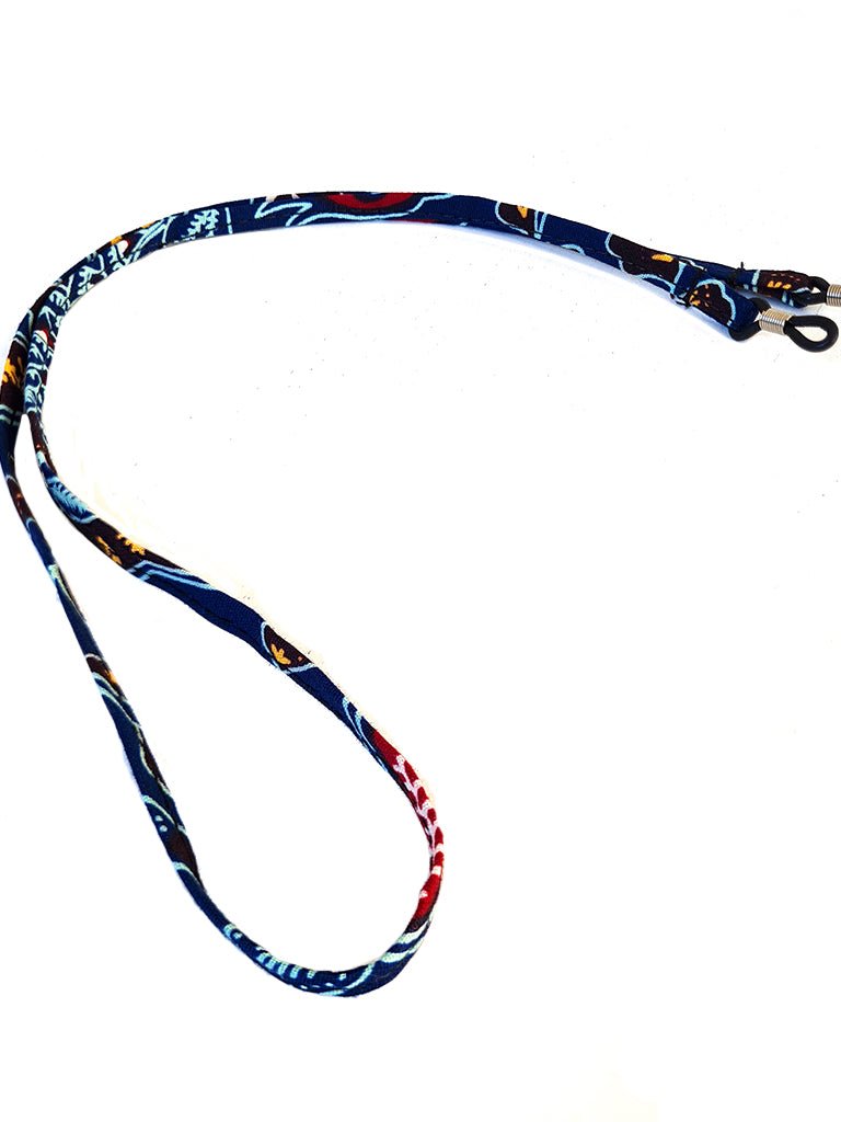 Farbenfrohe Brillenkette für Lese - und Sonnenbrillen: Rutschfestes Accessoire für Alltag und Reisen - Khala