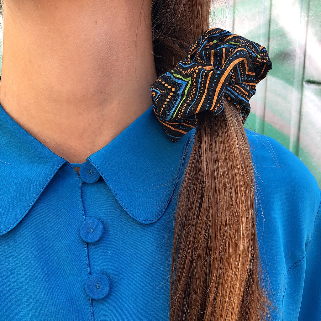 Stylische Baumwoll Schrunchies | Verschiedene Muster - Khala