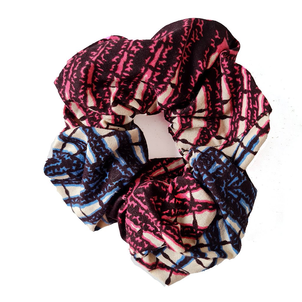 Stylische Baumwoll Schrunchies | Verschiedene Muster - Khala