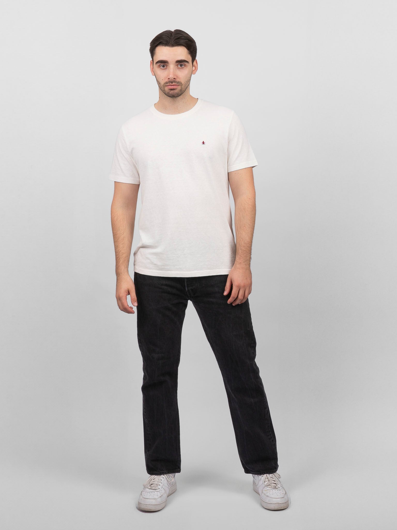 Atmungsaktives Hanf-T-Shirt in Flieder, Creme oder Seafoam für Männer - Khala