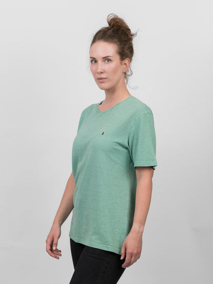 Atmungsaktives Hanf-T-Shirt in Flieder, Creme oder Seafoam für Frauen - Khala
