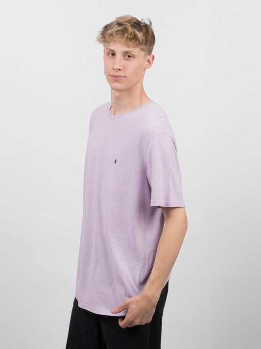 Atmungsaktives Hanf-T-Shirt in Flieder, Creme oder Seafoam für Männer - Khala