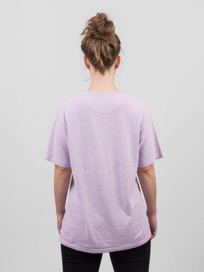 Atmungsaktives Hanf-T-Shirt in Flieder, Creme oder Seafoam für Frauen - Khala