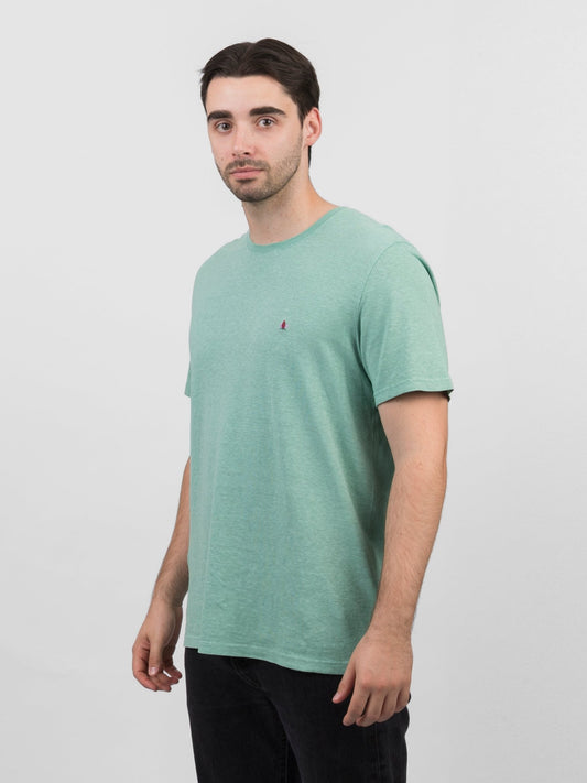 Atmungsaktives Hanf-T-Shirt in Flieder, Creme oder Seafoam für Männer - Khala