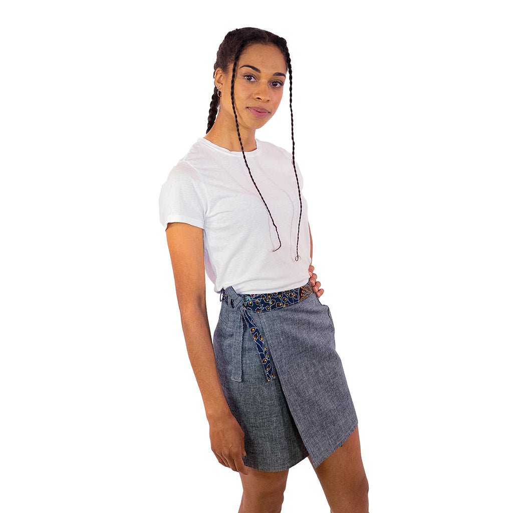 Wende - Wickelrock in zwei Mustern - Khala