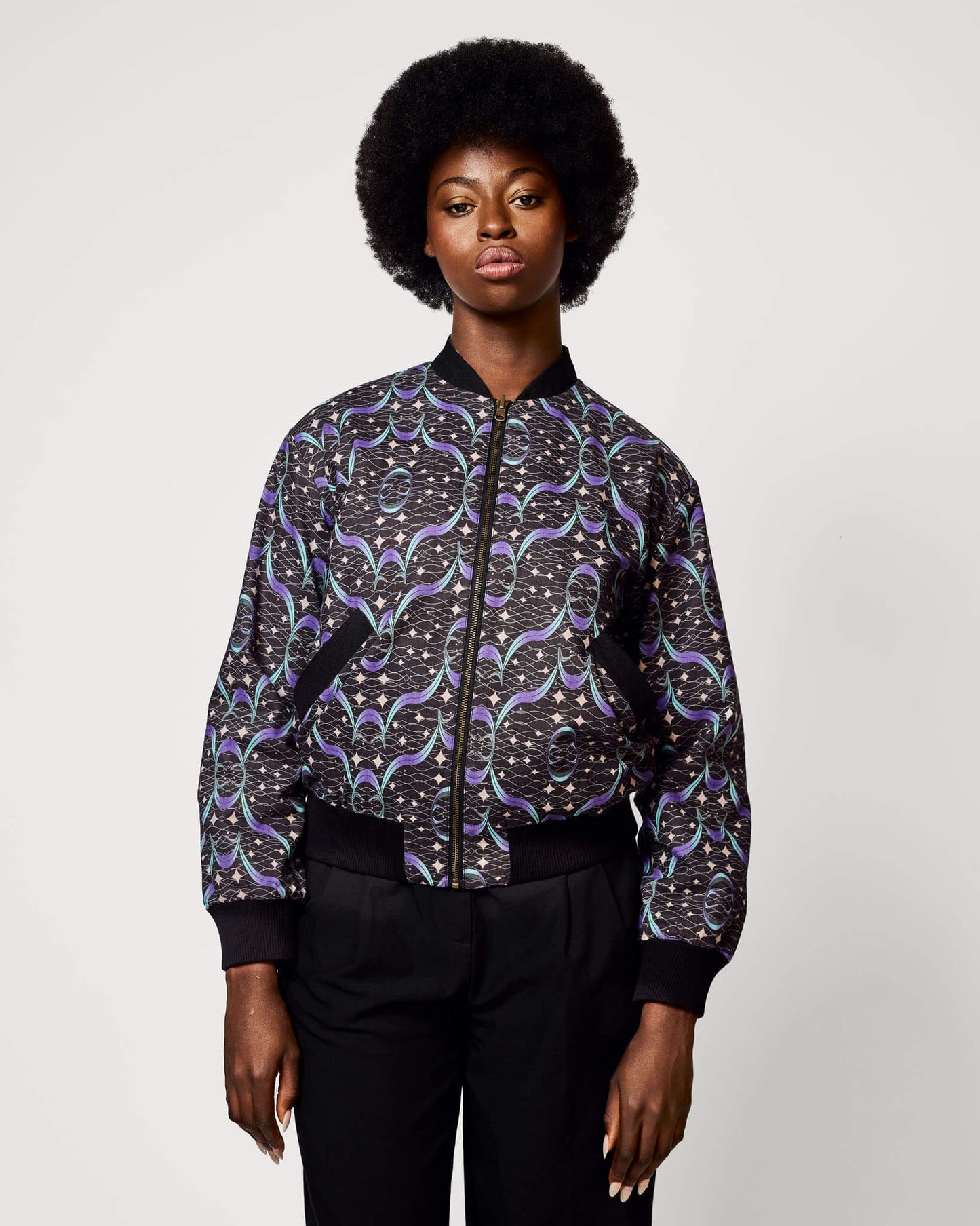 Wendejacke Damen 'African Skywater' – Hanf & Bio-Baumwolle - Khala