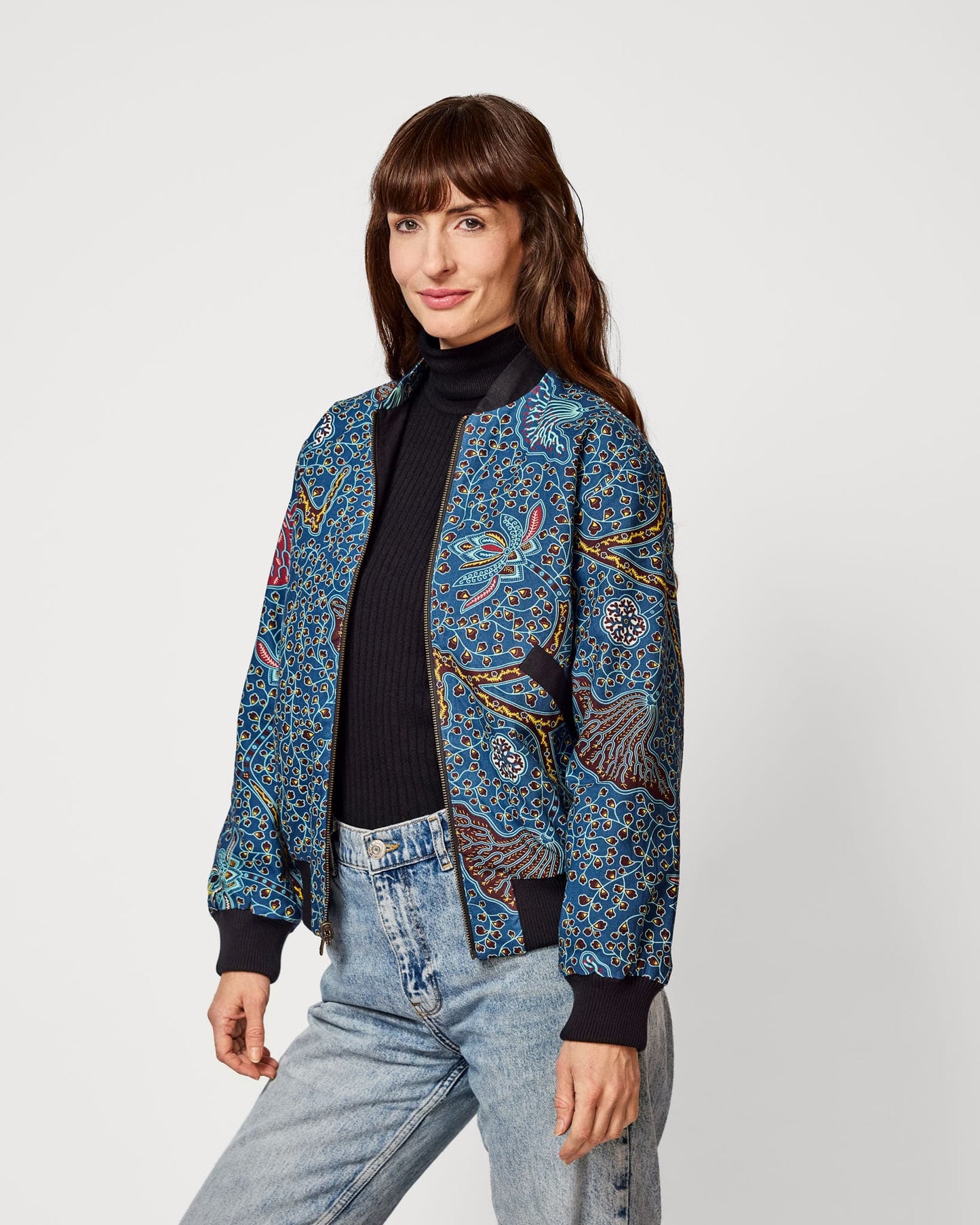 Wendejacke Damen 'Moongarden' – Hanf & Bio-Baumwolle - Khala