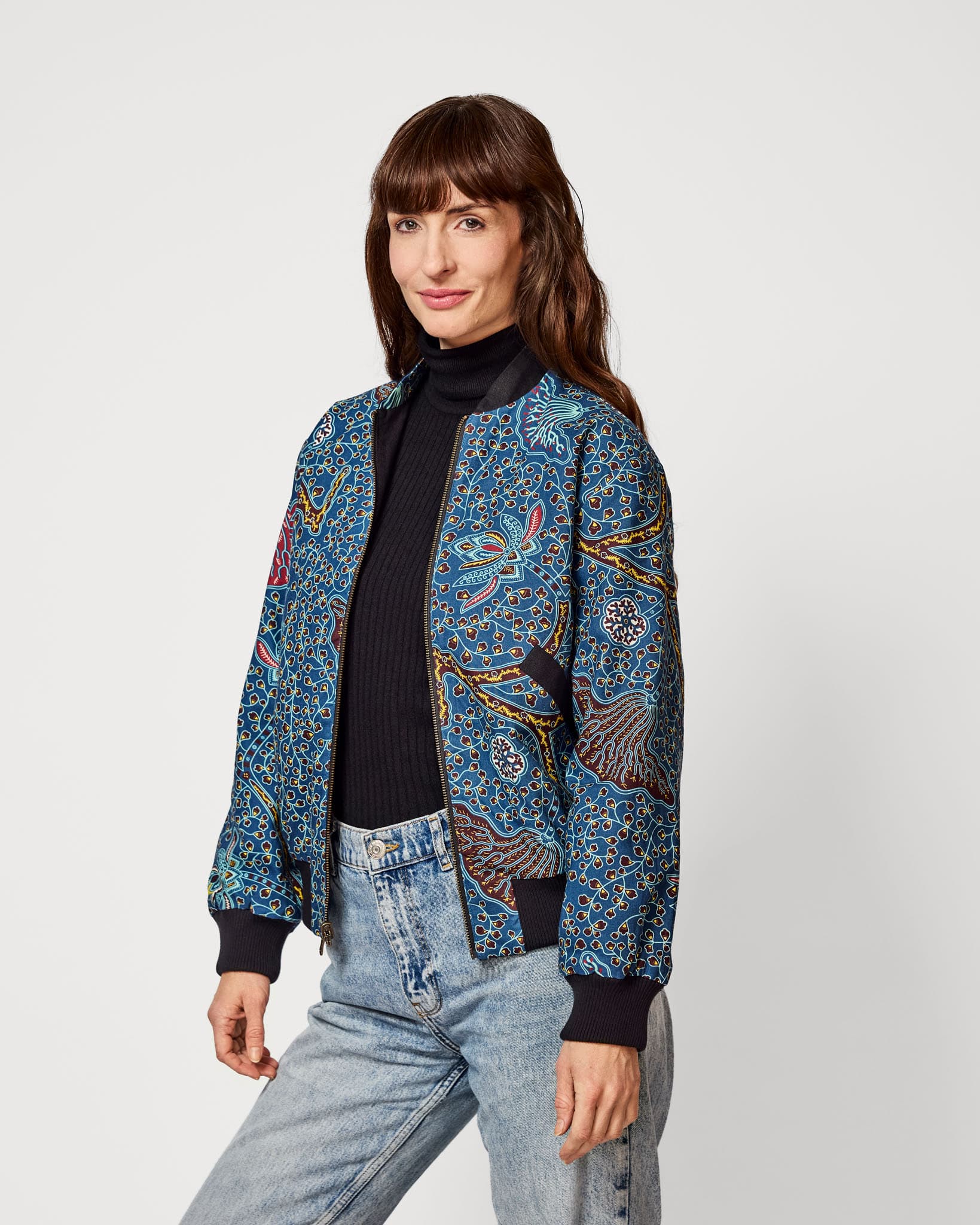 Wendejacke Damen 'Moongarden' – Hanf & Bio-Baumwolle - Khala
