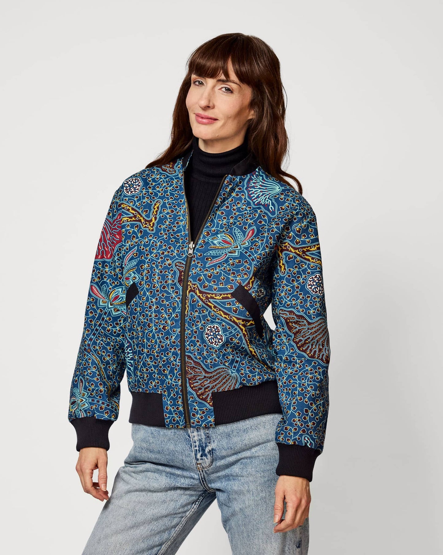 Wendejacke Damen 'Moongarden' – Hanf & Bio-Baumwolle - Khala