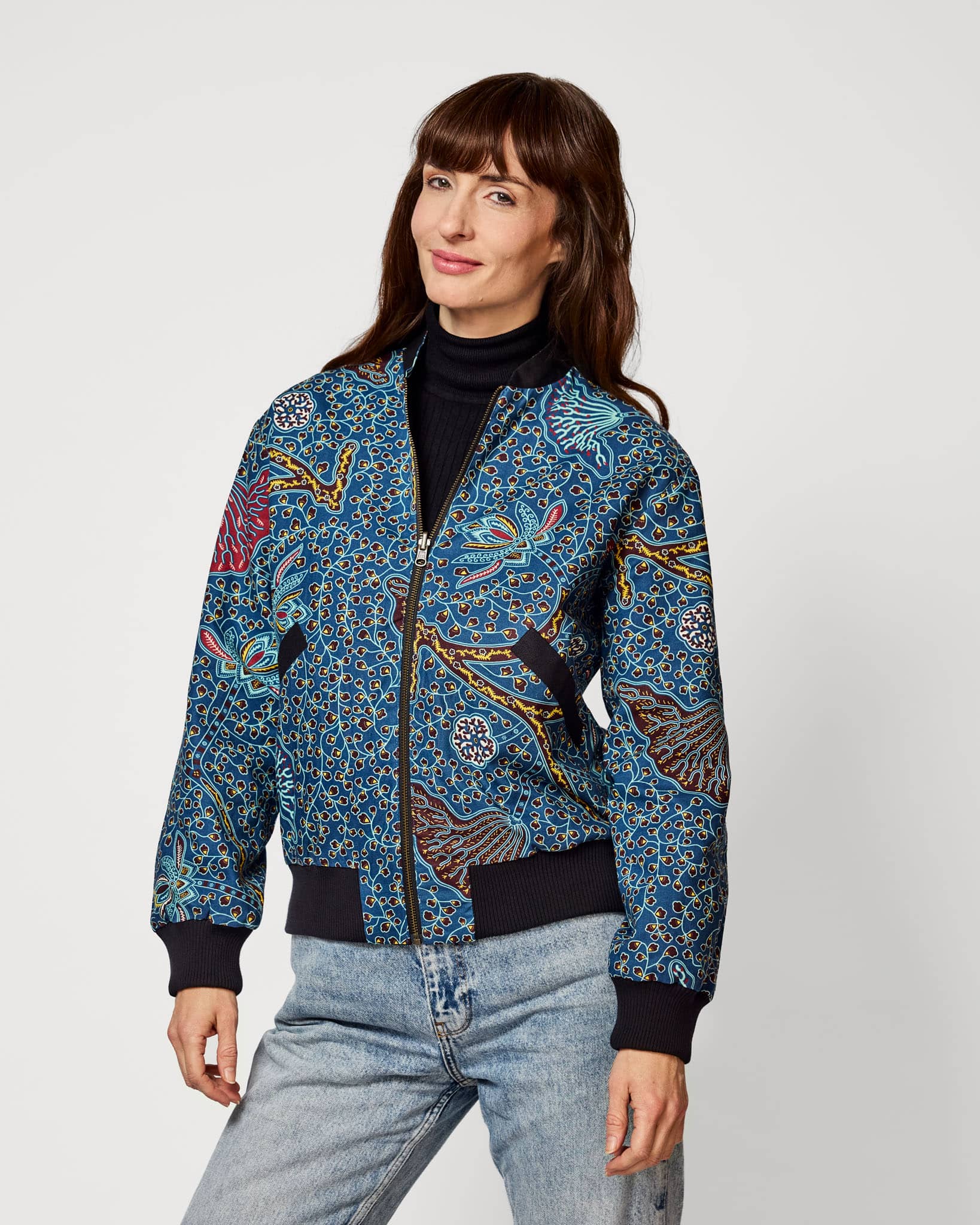 Wendejacke Damen 'Moongarden' – Hanf & Bio-Baumwolle - Khala