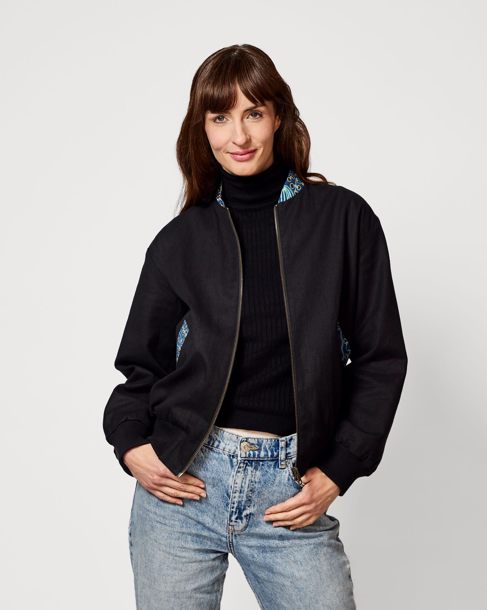 Wendejacke Damen 'Moongarden' – Hanf & Bio-Baumwolle - Khala