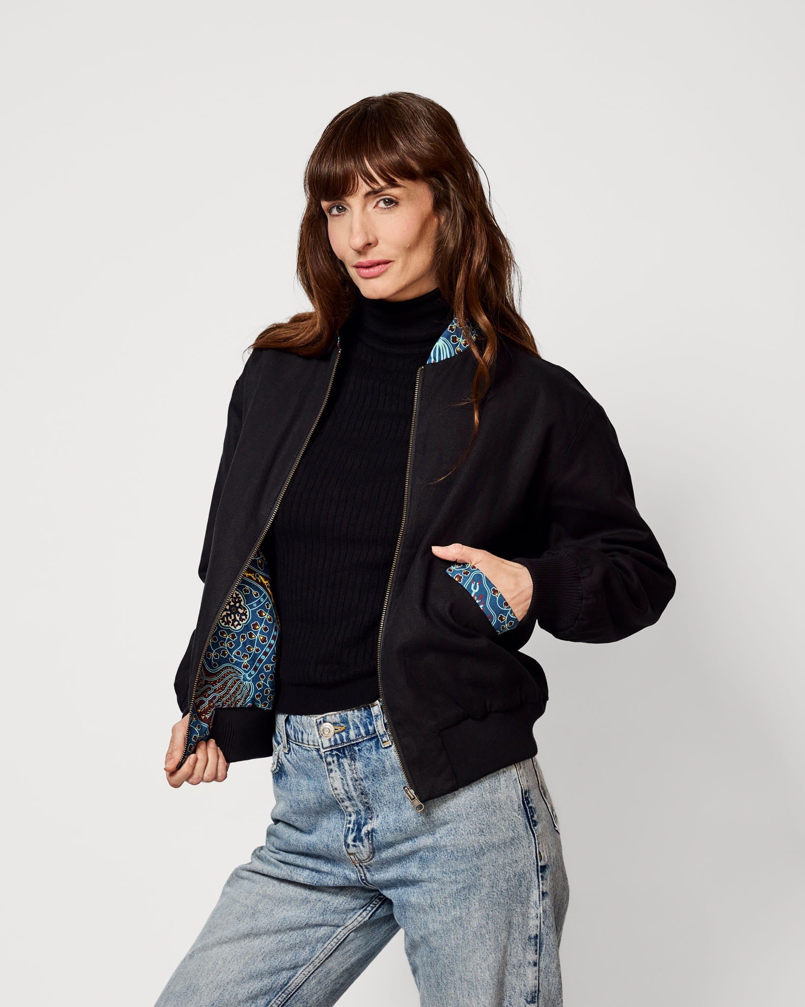Wendejacke Damen 'Moongarden' – Hanf & Bio-Baumwolle - Khala