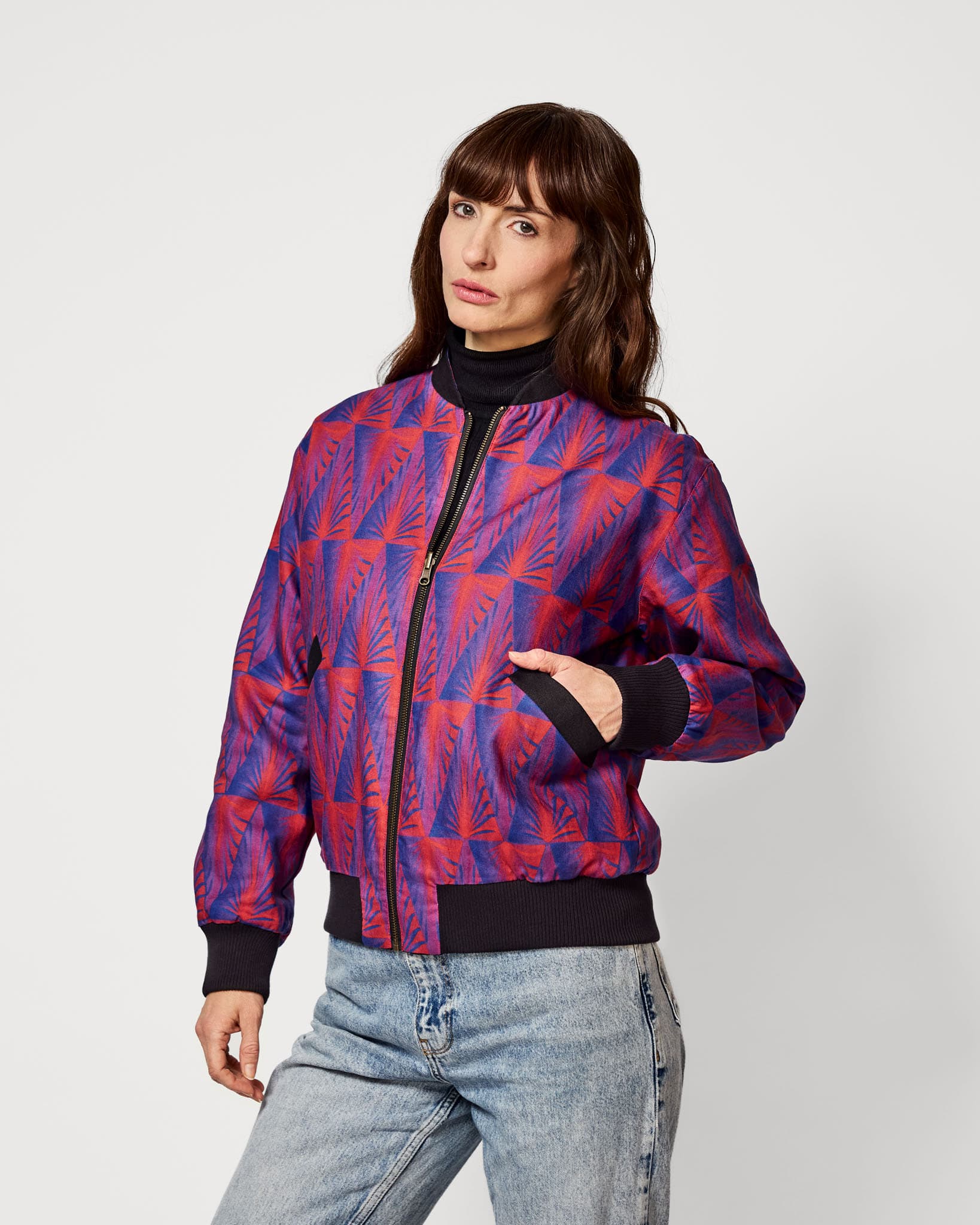 Wendejacke Damen 'Mù 暮' – Hanf & Bio-Baumwolle - Khala