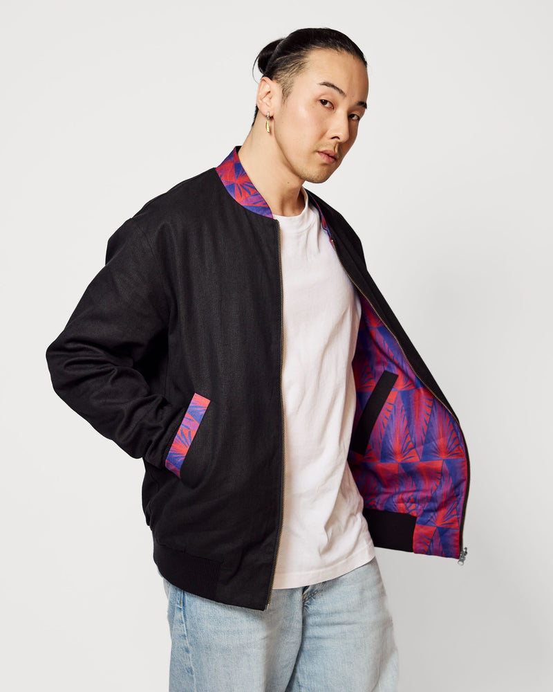 Wendejacke Herren 'Mù 暮' – Hanf & Bio-Baumwolle - Khala