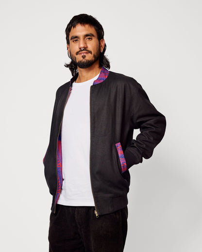 Wendejacke Herren 'Mù 暮' – Hanf & Bio-Baumwolle - Khala