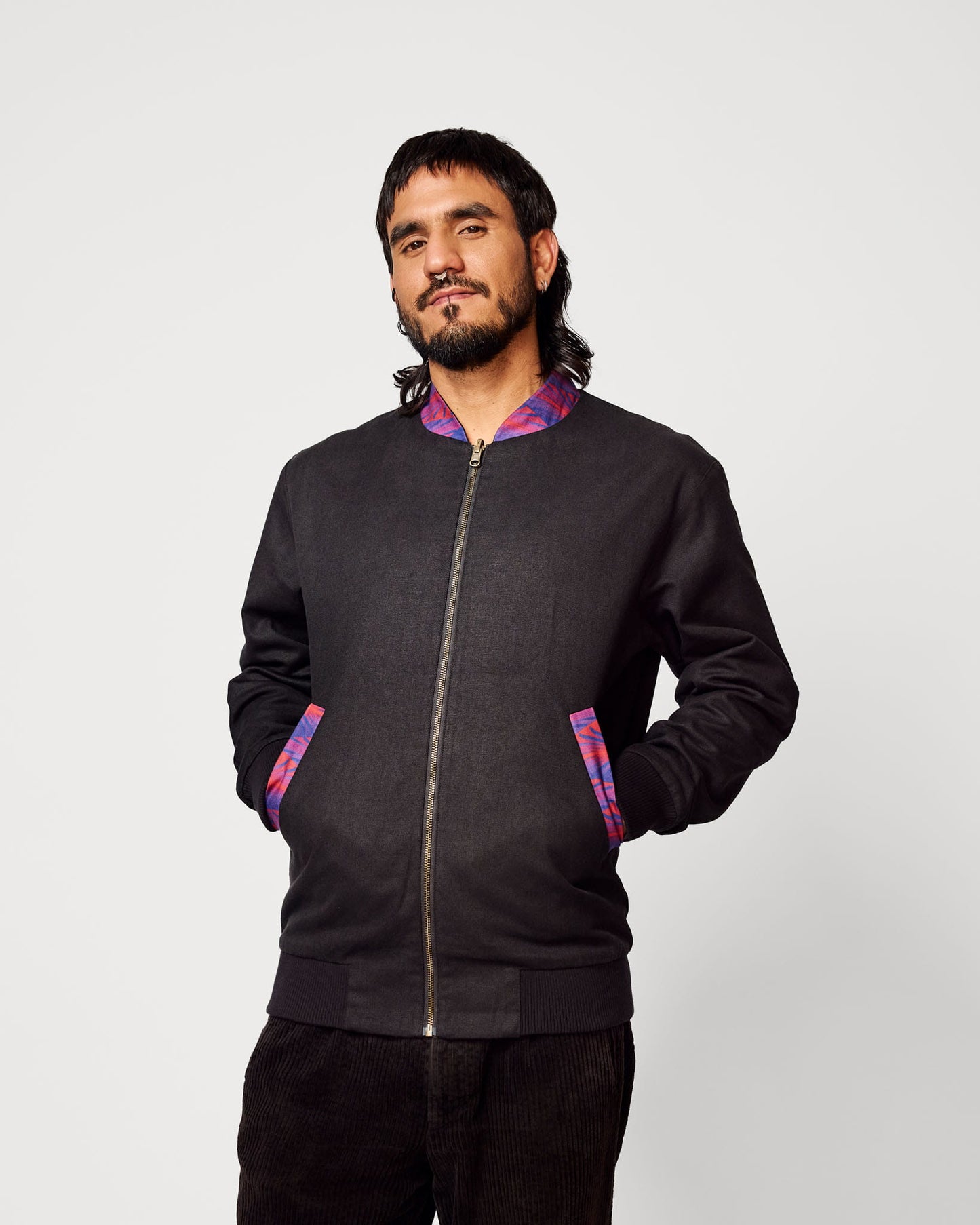 Wendejacke Herren 'Mù 暮' – Hanf & Bio-Baumwolle - Khala