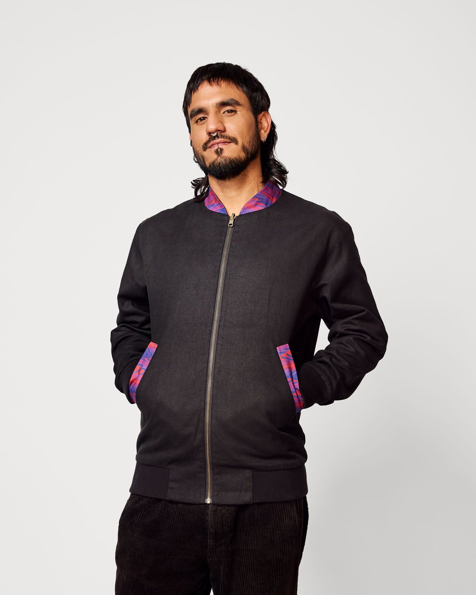 Wendejacke Herren 'Mù 暮' – Hanf & Bio-Baumwolle - Khala